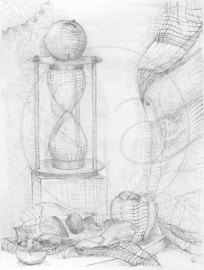 Graphite Planar Still Life