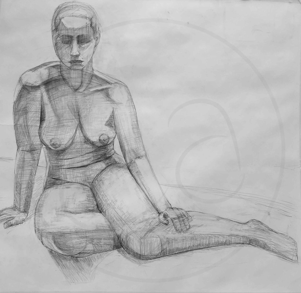 Long Pose figurative drawing