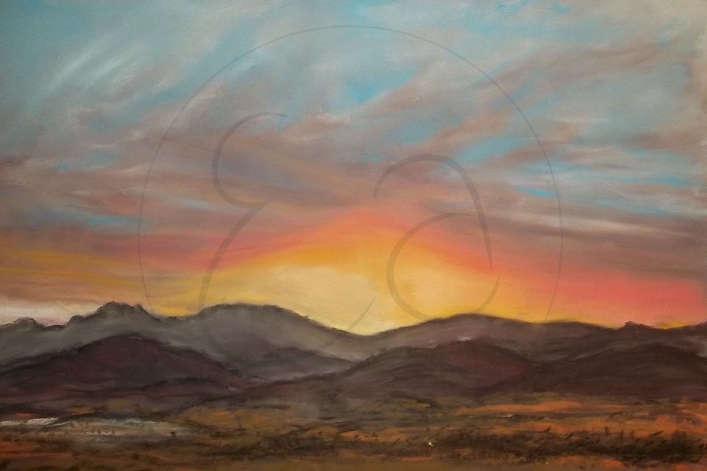 Arid desert landscape