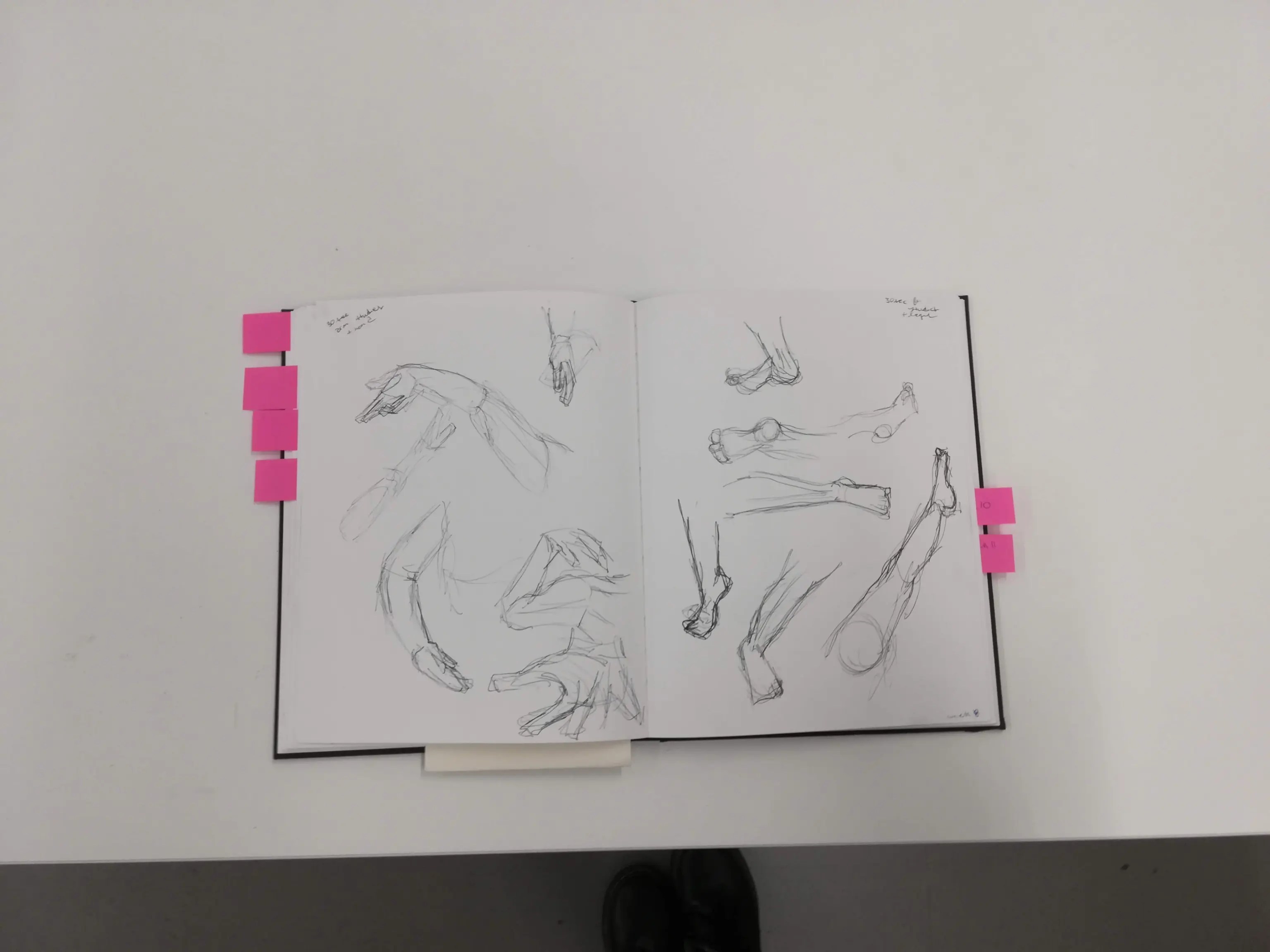 Hands and feet quick poses